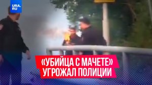 «Убийца с мачете» угрожал полиции «коктейлем Молотова», а после поджег сам себя на Камчатке