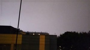 Затяжная гроза в Москве