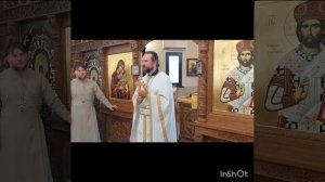 Поздравление отца Ильи с днем священнической хиротонии и святыми именинами.