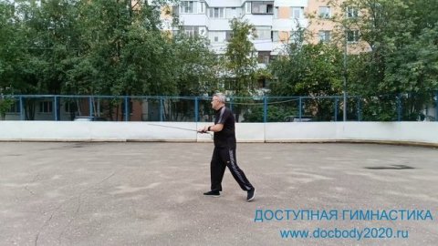 Разминка с тренировочным мечом Цзянь (6)