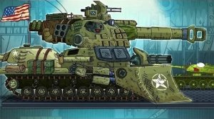 НАШ МОНСТР пришел, чтобы уничтожить ВАС! Американский монстр пришел на помощь - Мультики про танки