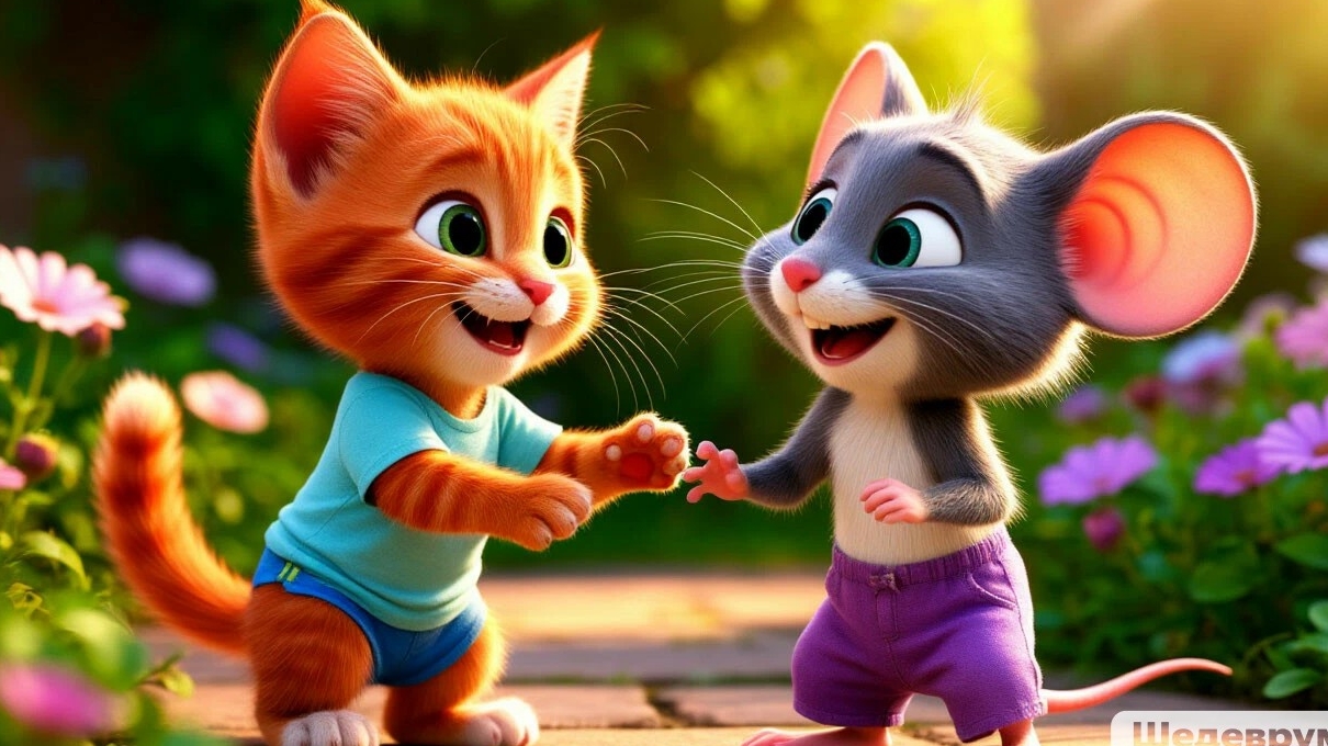 Анимационный мультфильм  - выпуск 2 : Солнечные прятки ...