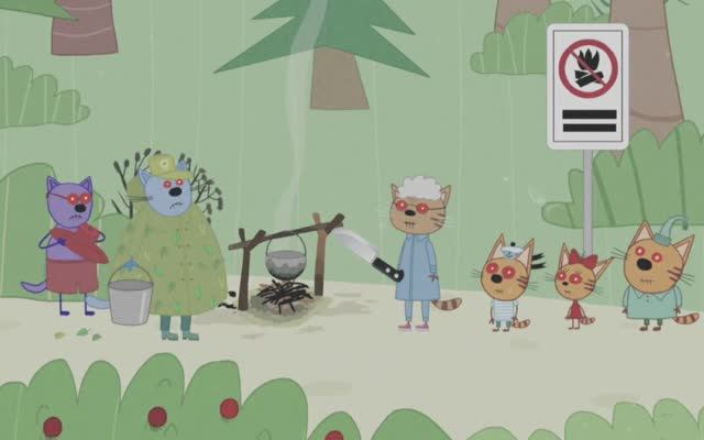 Horror Три кота Лес