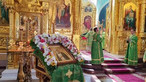 Херувимская песнь "Иже херувимы..." (Старинного напева). Народный хор Собора, регент Ирина Филатова.