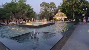 Светомузыкальный фонтан в Евпатории.1.08.2025