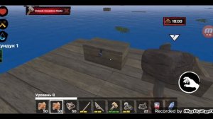 Играем в игру Survival of raft #2
