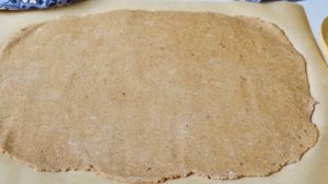 Гречневое печенье с семенами льна