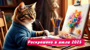 Раскрашено в июле 2025