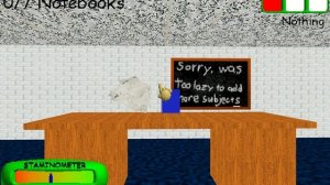 Arts and Crafters Helps Player - Baldi's Basics Мод.