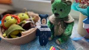 Новый #вязальныйвлог Готовы носочки и герои м\ф #шрек #фиона Обменяла русалку на мишку #тедди