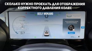 Пробил колесо, через сколько км начнет корректно показывать датчик? Джили Монжаро / Geely Monjaro