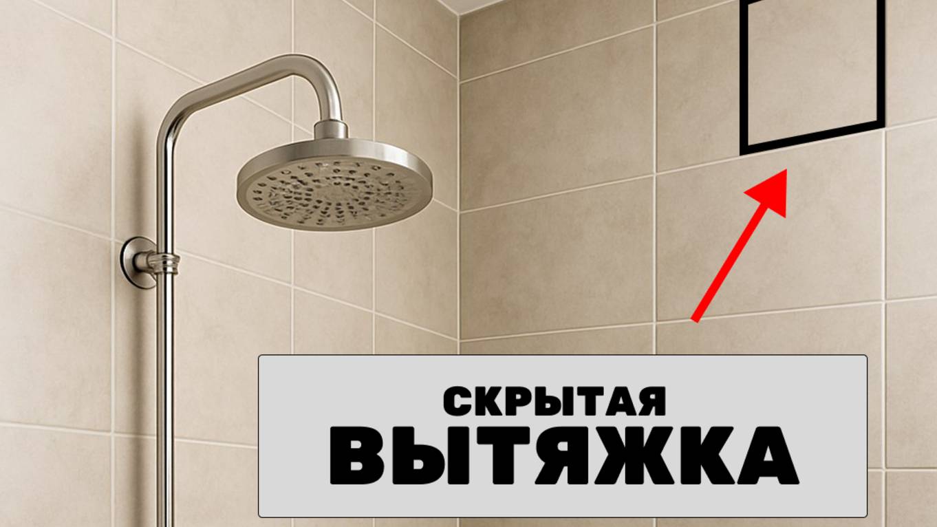 Вытяжка скрытого монтажа под плитку скрытый вентилятор для ванной и кухни Lattice