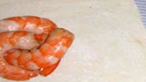 Хрустящие мешочки с креветками