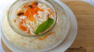 Хрустящая квашеная капуста