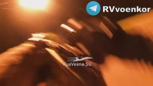 🇷🇺Уникальные кадры: 22-й полк ночью отразил атаку ударных беспилотников на Белгородскую область