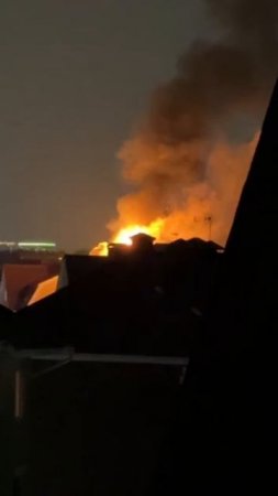 🔥Пожар произошел в посёлке Набережный после удара молнии🔥