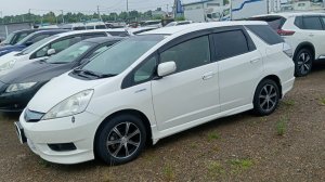 Обзор автомобиля Honda Fit Shuattle Hybrid на заказ.