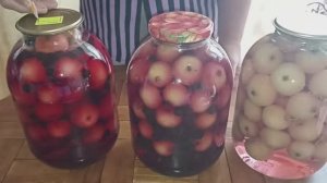 Вкусный компот из целых яблок на зиму быстро и просто