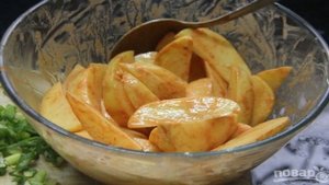 Хрустящая жареная картошка с медом и специями