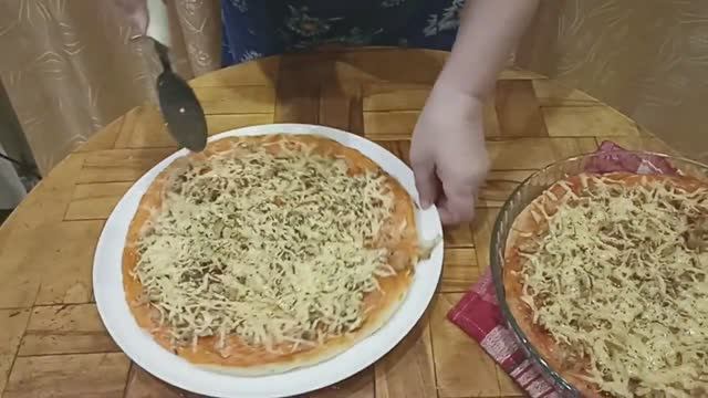 Пицца в микроволновке, конвекция смотреть онлайн