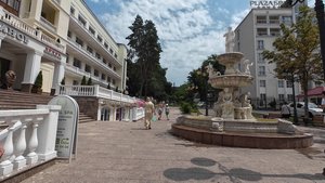 Кисловодск. Летняя прогулка по городу на электроскутере  WHITE SIBERIA ZVER. 2 часть