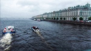 Петербург, Нева, Зимний дворец, Стрелка Васильевского острова и... дождь ☔️ Настроение "Питер!"😉