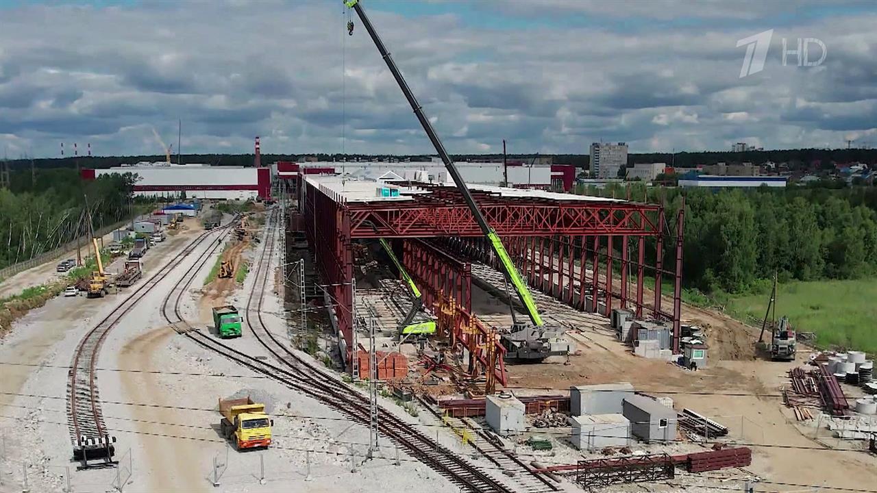 Дан старт строительству завода, который будет производить плиты для высокоскоростной магистрали.