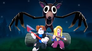 Роблокс 99 ночей в лесу с МГЕ оленем(99 ночей в лесу)