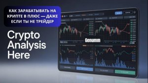 GENUMM Как зарабатывать на крипте в плюс — даже если ты не трейдер