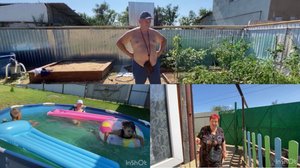 В Гостях у Детей и Родителей, Отдыхаем, купаемся в бассейне