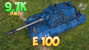 E 100 • Слабая битва! - 9 Фрагов 9.7K Урона • Мир Танков