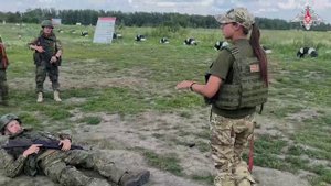 Боевая подготовка военнослужащих ГрВ «Север» на одном из полигонов в зоне СВО