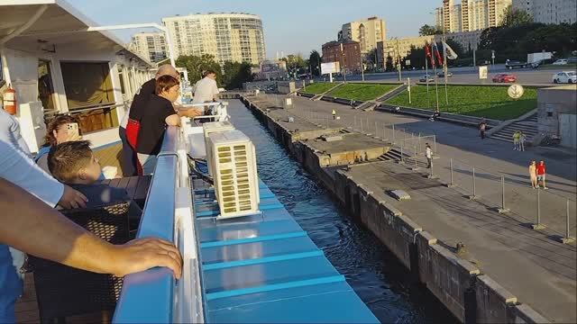 начало круиза Питер - Москва