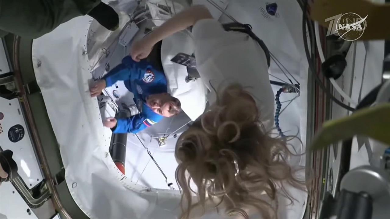 На МКС прибыл новый международный экипаж
