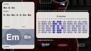 Midnight Drive Rock Guitar Backing Track Jam in B Minor