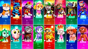 Paw Patrol All Video Megamix RUBBLE VS CHASE VS MARSHALL VS SKYE VS ROCKY VS APOLLO VS RYDER