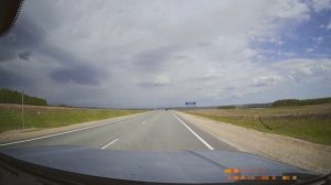 Поездка Ульяновск-Пермь с видеорегистратора часть 1