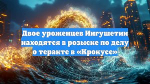 Двое уроженцев Ингушетии находятся в розыске по делу о теракте в «Крокусе»