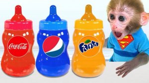 ОБЕЗЬЯНКА ГОТОВИТ ЖЕЛЕ