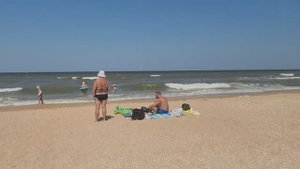 Актуальная обстановка на Азовском море, пляж Пересыпь 28.07.2025