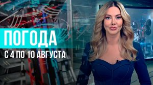 Погода на неделю 4 – 10 августа августа 2025. Прогноз погоды. Беларусь | Метеогид