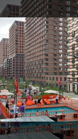 🏊На западе Москвы для жителей ЖК «Матвеевский парк» поставили бассейн🏊