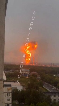 Полное видео атаки на Новокуйбышевский НПЗ в Самарской области !!!