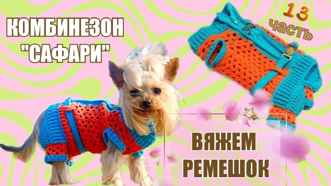 Комбинезон «Сафари» 🧶🐾 | Часть 13 — Вяжем ремешок: стильный и удобный аксессуар смотреть онлайн