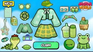 ВАУ! AVATAR WORLD ЗЕЛЁНАЯ КОЛЛЕКЦИЯ 🦖🌳🦎🐸💚☘️ Собираем классную коллекцию в Аватарии в игре