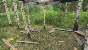 Недостроенный шалаш