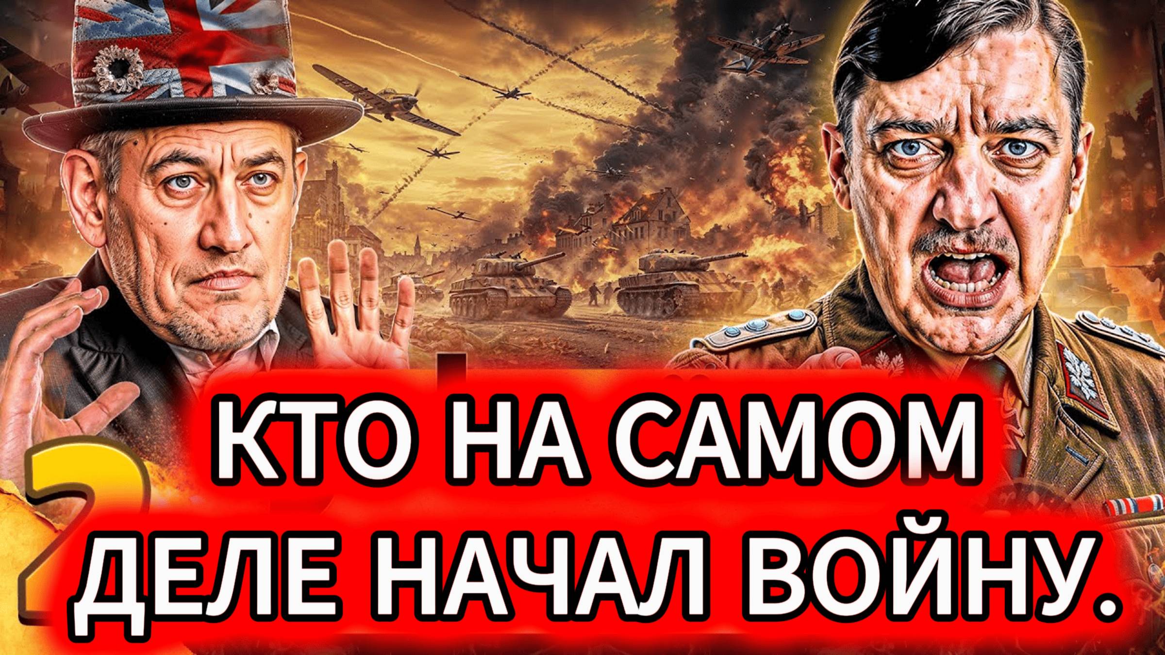 Вы даже не представляете, почему я скрыл историю Гитлера! Почему он начал войну и оккупировал Европ