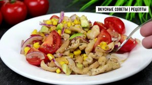 Очень вкусный рецепт салата, оригинальный и простой в приготовлении!