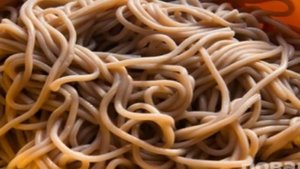 Гречневая лапша с морепродуктами