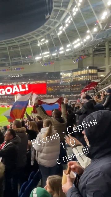 Россия - Сербия 1-0 с пены #москва смотреть онлайн